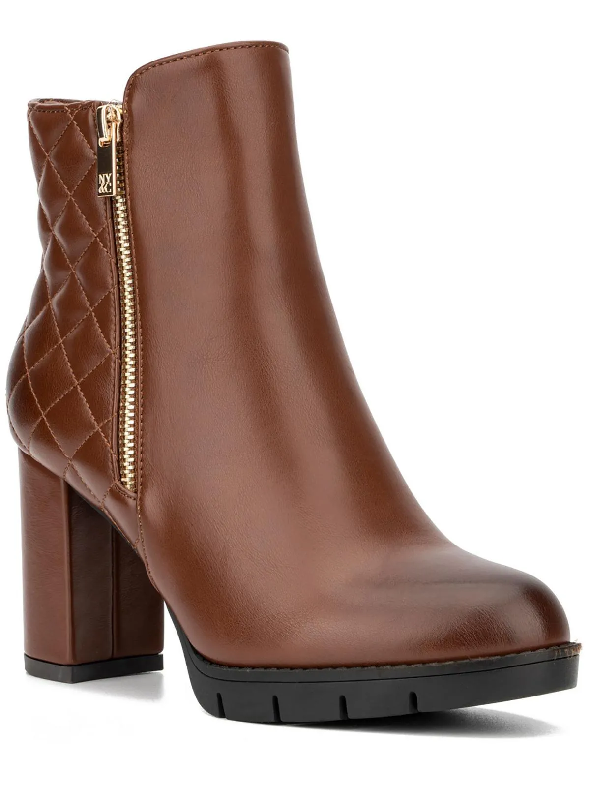 No Laces Protective Finish All Day Wear Emmalynn Bootie Womens Zipper Man Made Ankle Boots