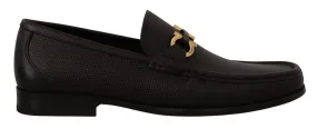Salvatore Ferragamo Elegant  Calf Leather Men's Loafers Weekend Events