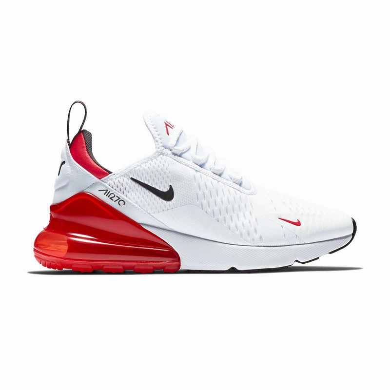 Injection Molded Construction Men's Air Max 270 White/Black/Red