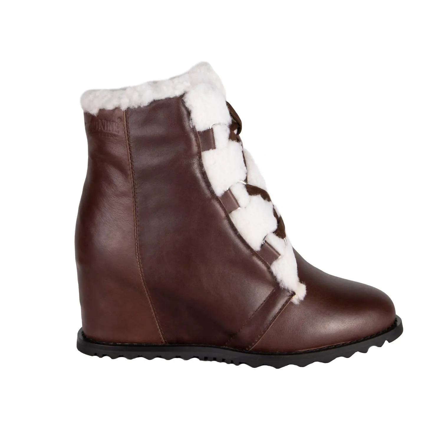 Ladies Amora Boot In Burnish Brown Comfortable Posture Lightweight Comfort