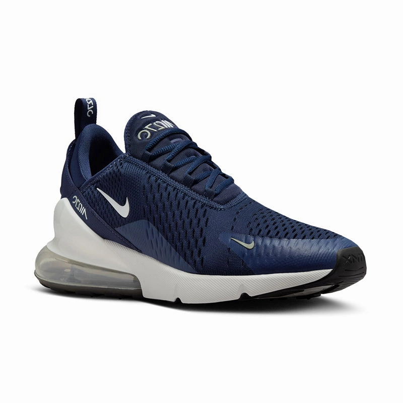 Hyperbolic Logging Cage Breathable Vamp Men's Air Max 270 Midnight Navy/White