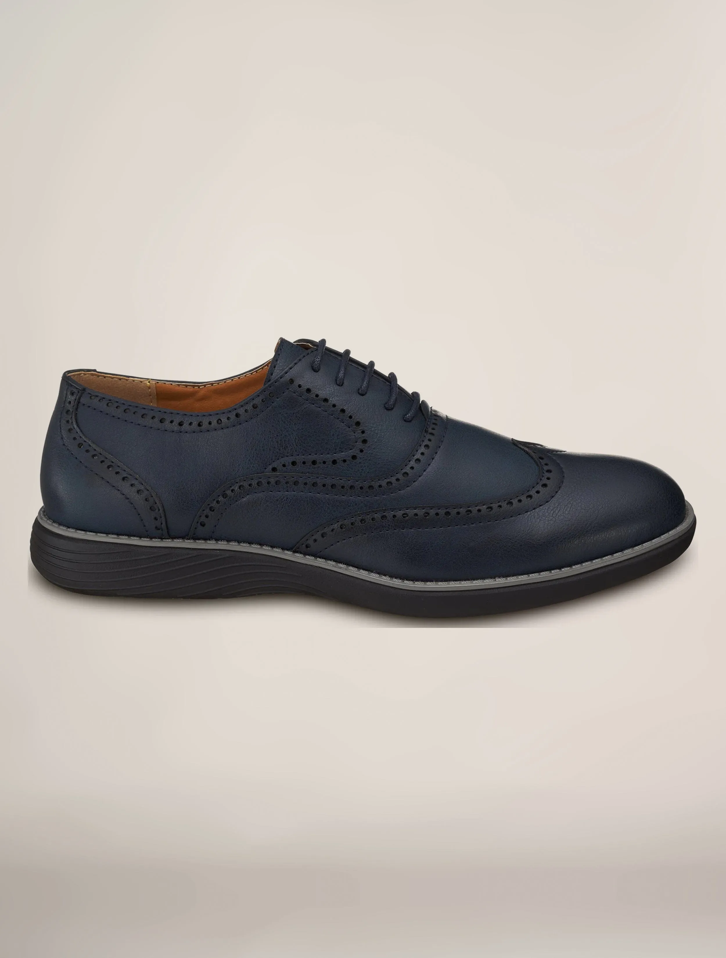 Seamless Stitching City Chic Men's Grand Oxford Wingtip Shoes