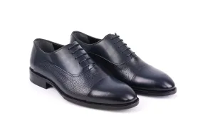 Malone Cap Toe Oxford Dress Shoes Leather Grain Gloss Cover