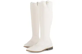Mase Boots In Ivory Leather Breathable Cold Weather Commuter Compact Form