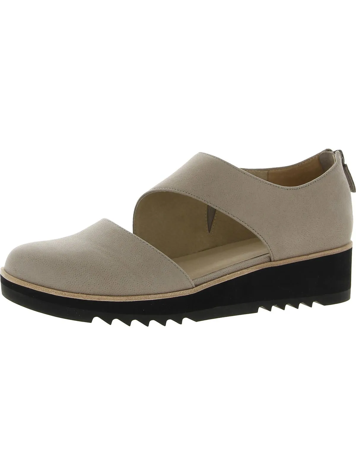 Match Womens Leather Cut-Out Booties Leather Material Premium Leather