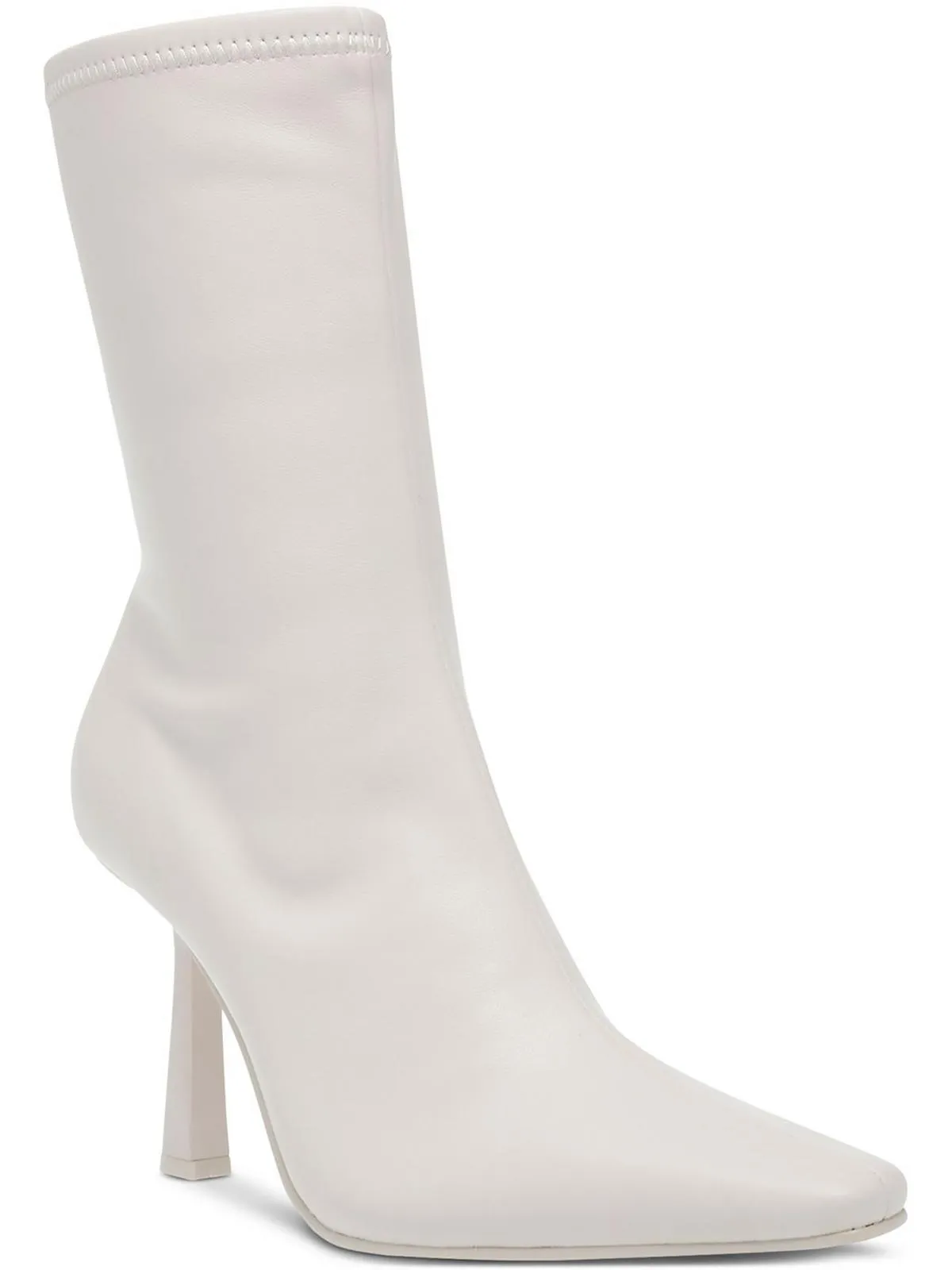 Knit Top Vakay Womens Stretch Zipper Mid-Calf Boots