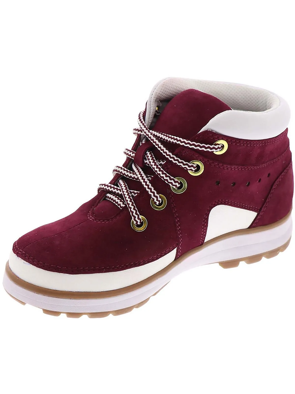 Mazie Womens Leather Round Toe Ankle Boots Terrain Tested Protective Finish Morning Walk