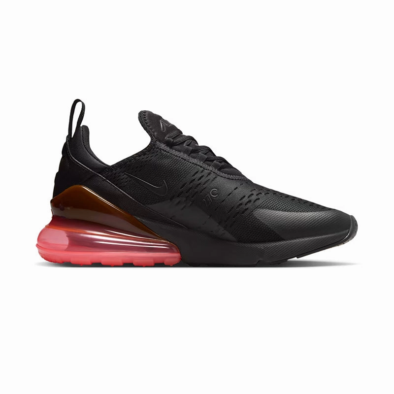 No Squeeze Men's Air Max 270 Black/Black/Hot Punch