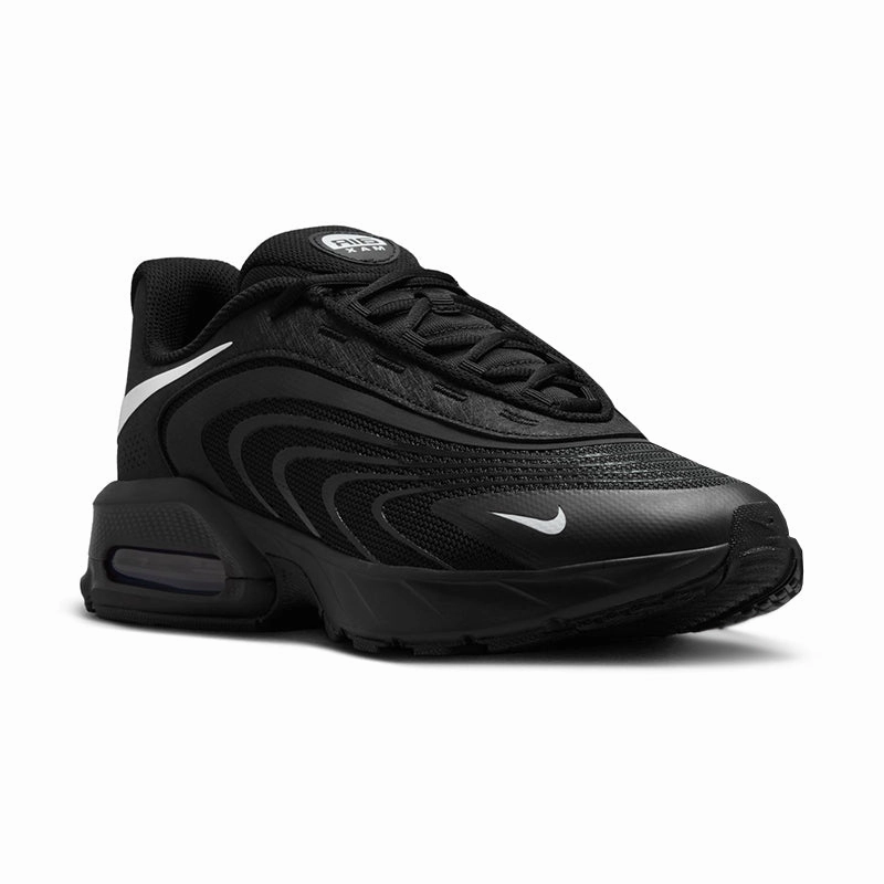 Men's Air Max Fire Black/White hook and loop closure