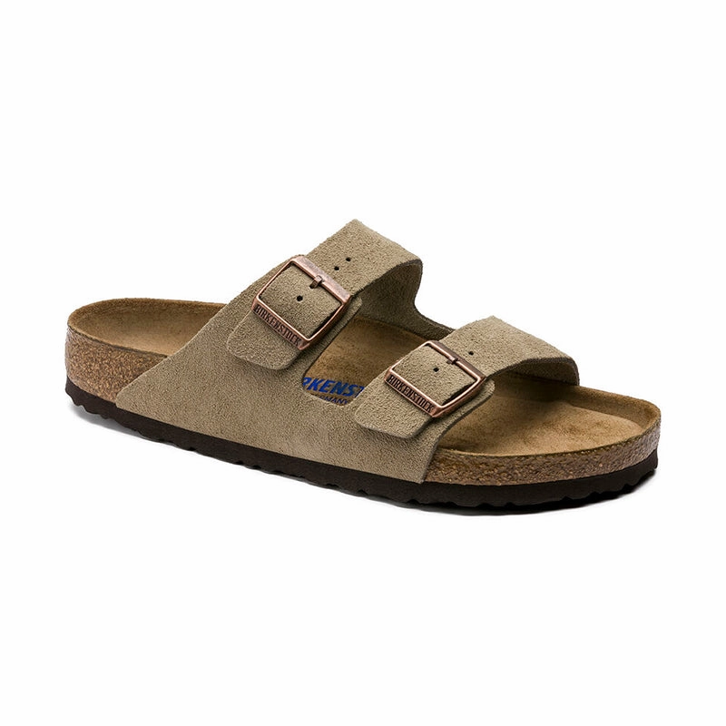 Anywhere Life Men's Arizona Soft Footbed Taupe Suede