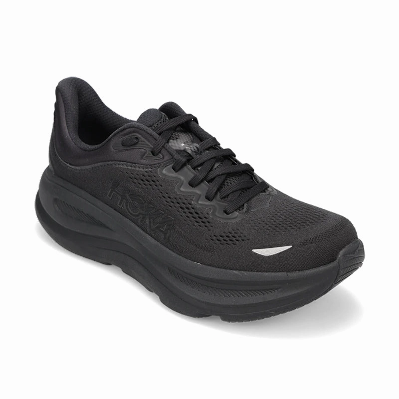Men's Bondi 9 Black/Black Shock - absorbing midsole country roads