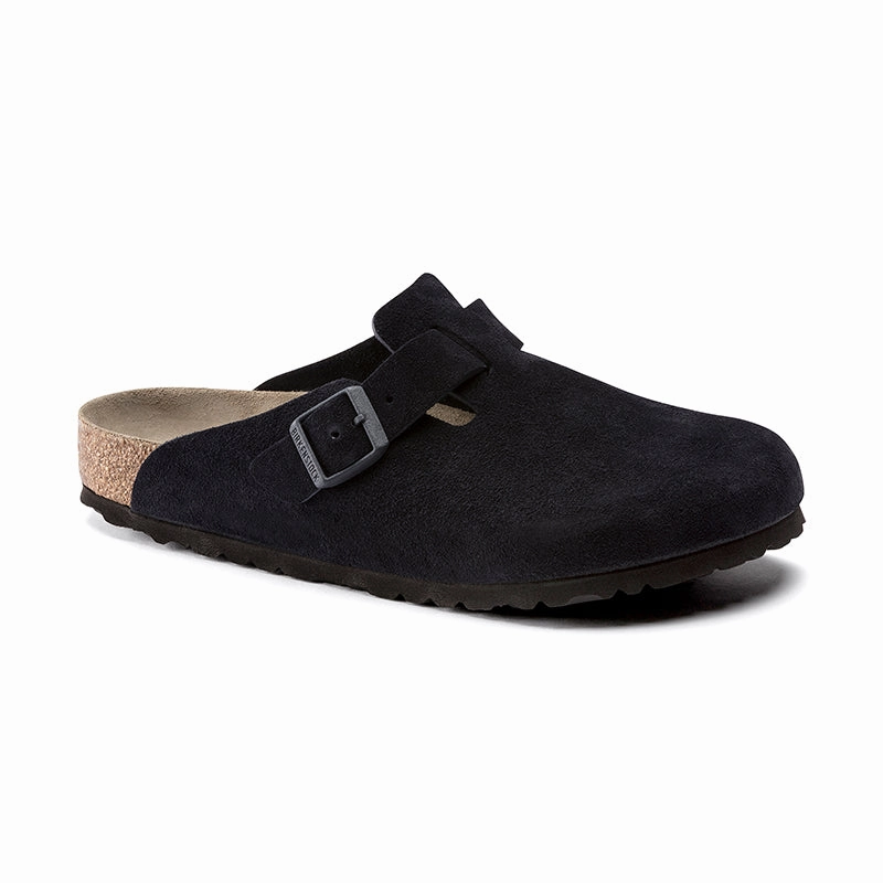 Light Reflection Men's Boston Soft Footbed Midnight Suede