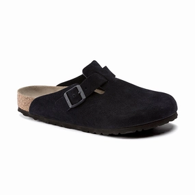 Light Reflection Men's Boston Soft Footbed Midnight Suede