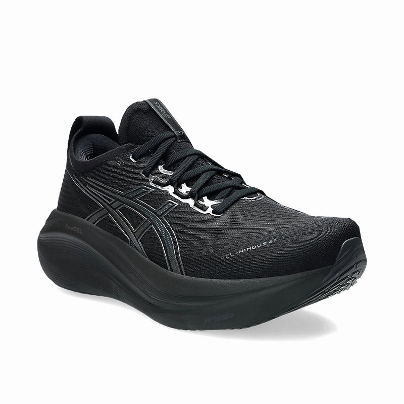 Superior support Men's Gel-Nimbus 27 (WIDE) Black/Graphite Grey