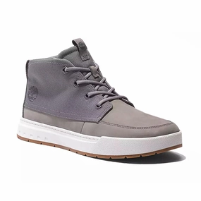 Men's Maple Grove Mid Sneaker Medium Grey Nubuck Resistant Materials