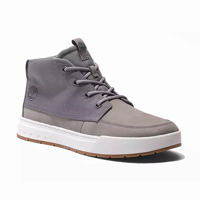Men's Maple Grove Mid Sneaker Medium Grey Nubuck Comfortable Terrain Gravel Walk