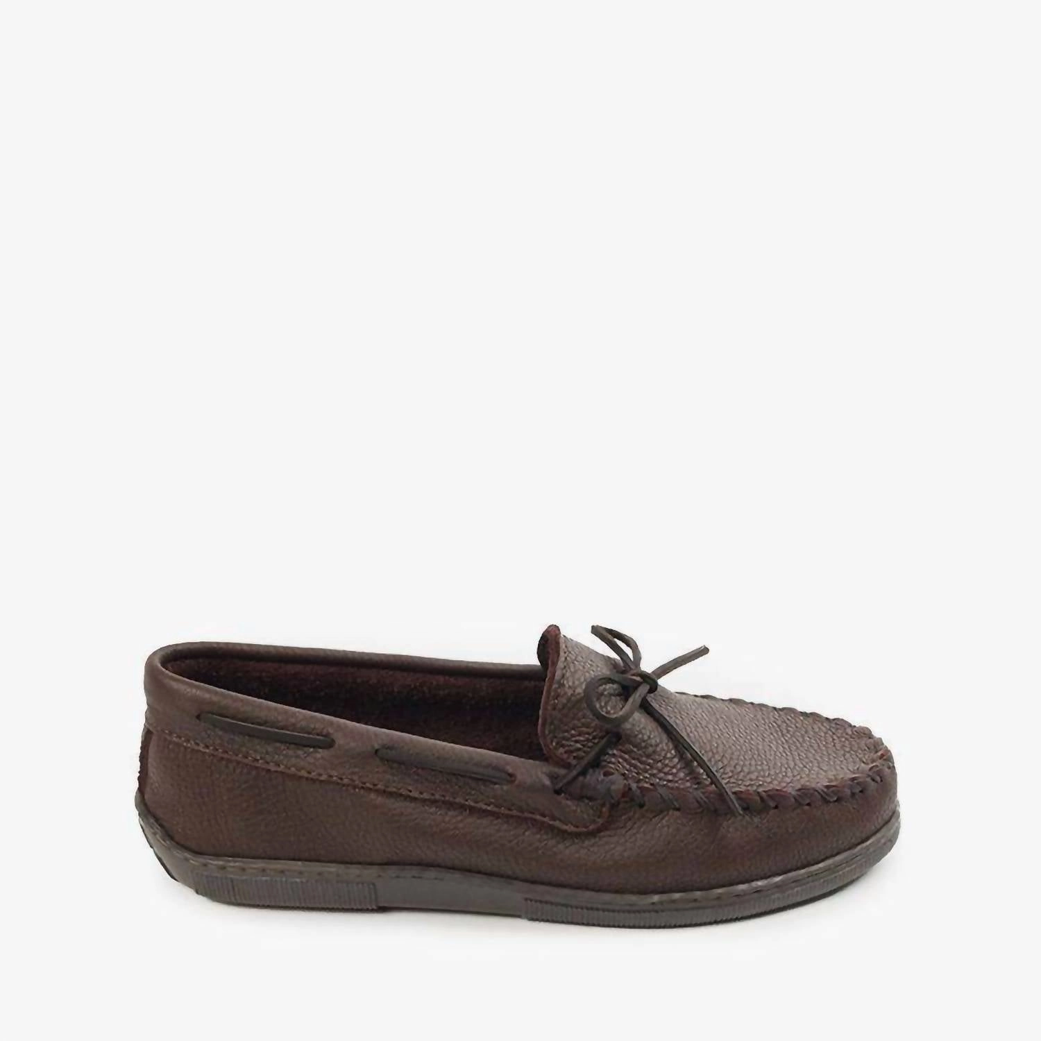 Men's Moosehide Classic Moccasin In Chocolate Smooth Zone