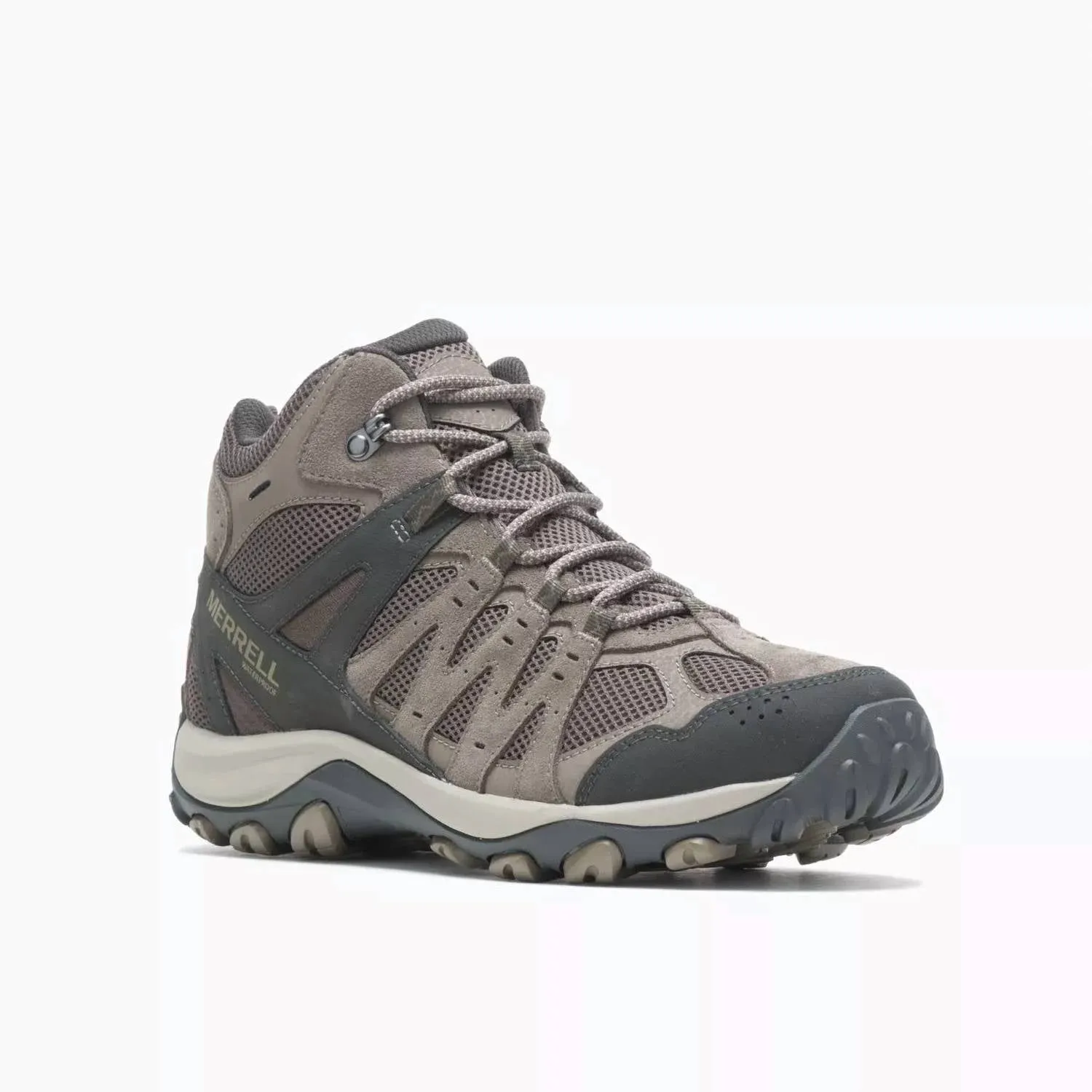 Men's Accentor 3 Mid Hiking Boot In Boulder Comfortable backstay Mountain Path
