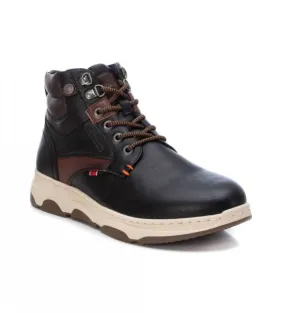 Breathable Nature Lover Protective Layer Men's Ankle Boots In Black