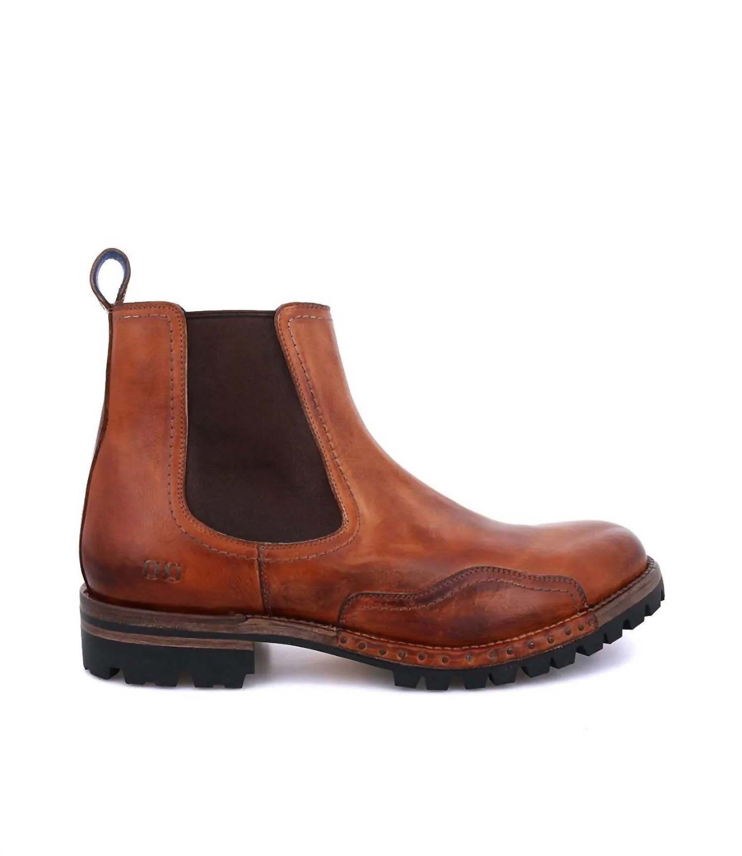 Men's Brady Trek Boot In Cognac Rustic Comfort Lining Adventure Seeker Breathable Windy Weather