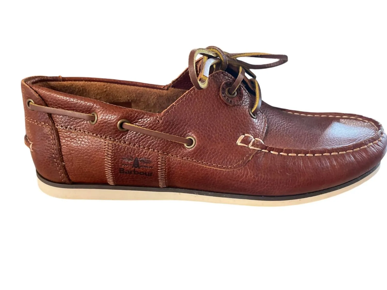 Men's Capstan Boat Shoe In Cognac Comfort Balance