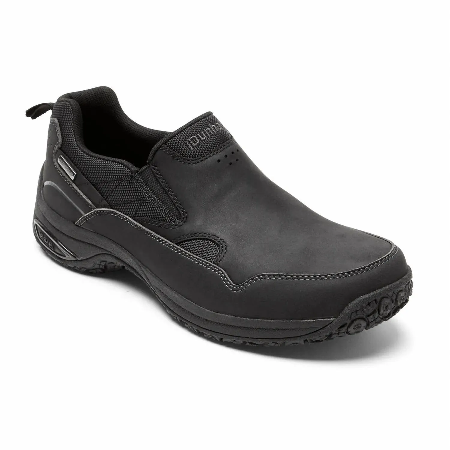 Men's Cloud Plus Waterproof Slip-On Shoes - Wide In Black Slip In Walk