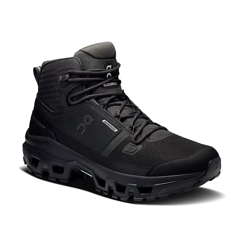 Men's Cloudrock Mid Waterproof Black/Black NylonMesh