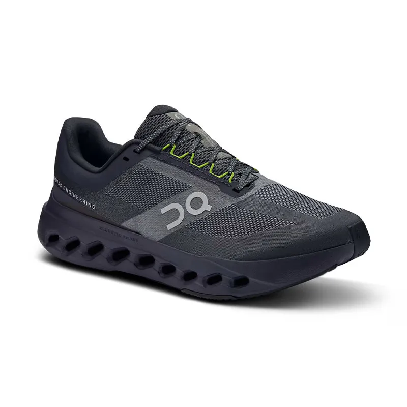 Men's Cloudsurfer Next Black/Iron running in mud shoes running at night