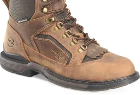 Men's Comp-Toe Brigand 6" Waterproof Work Boot In Tan Sleek Shape