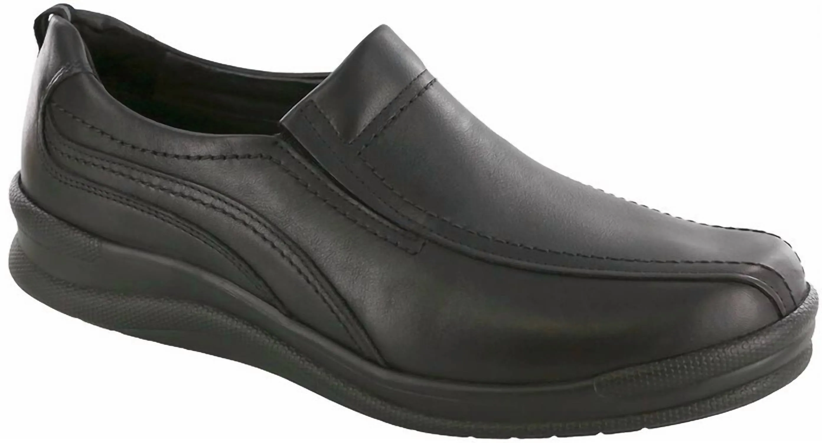 Men's Cruise On Slip On Loafer In Black Comfort Fit Step Chill Comfort Walk