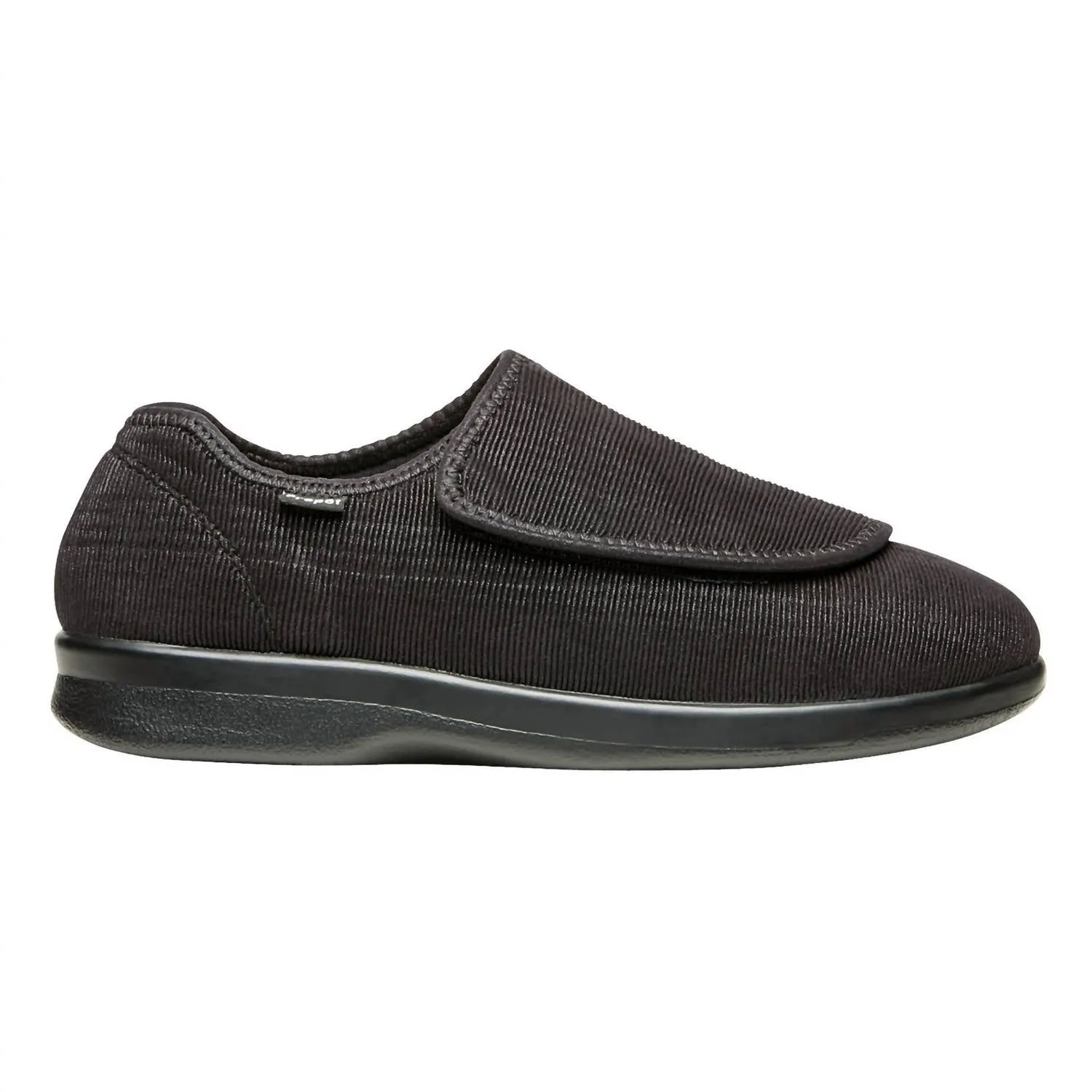 Men's Cush 'n Foot Shoes In Black Comfy Ready Slip