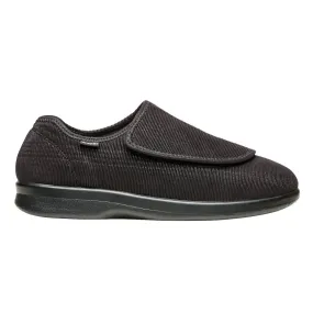Men's Cush 'n Foot Shoes In Black Comfy Ready Slip