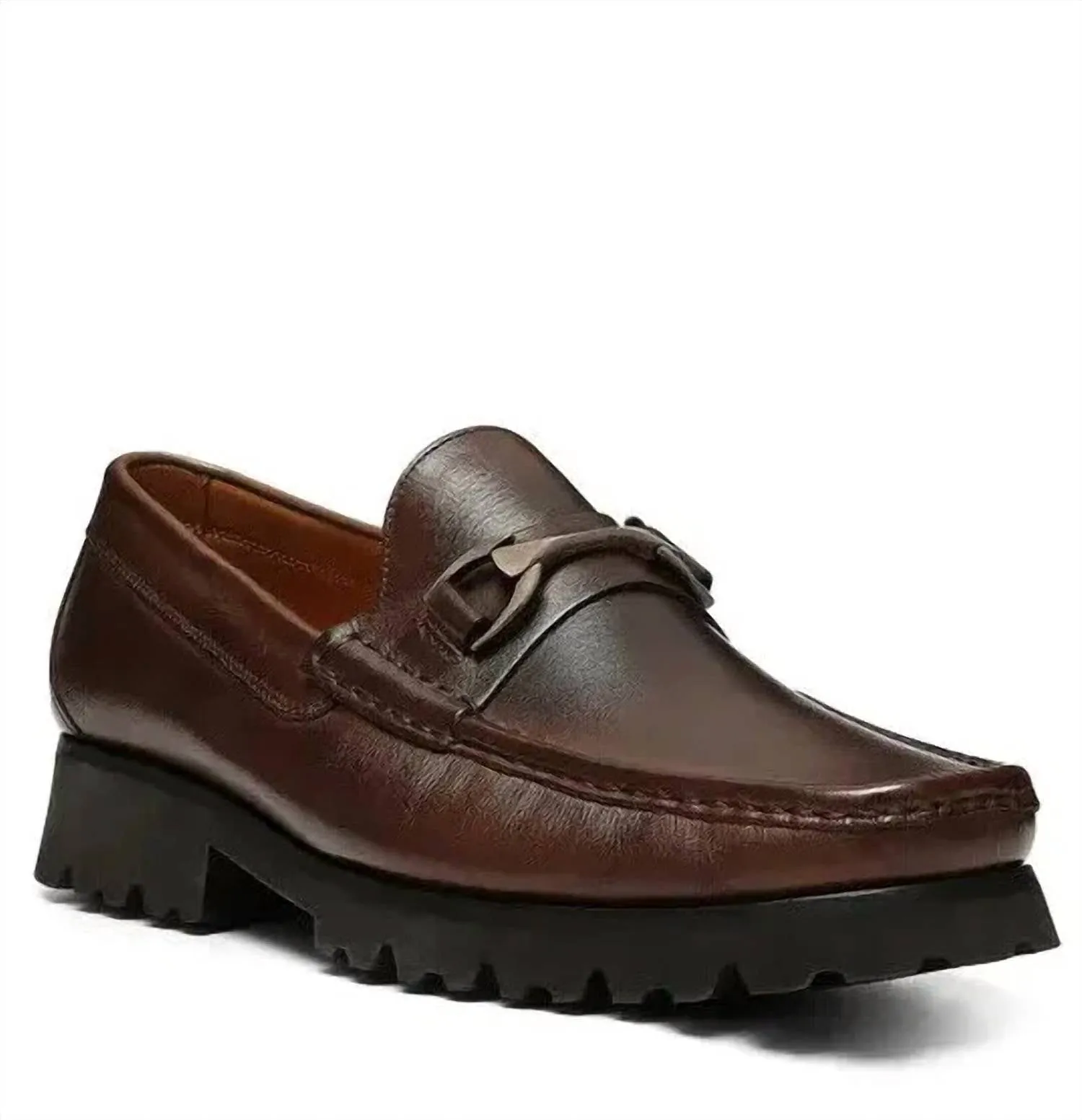 Effortless Style Stylish Slip On Men's Derek Loafer In Cappuccino