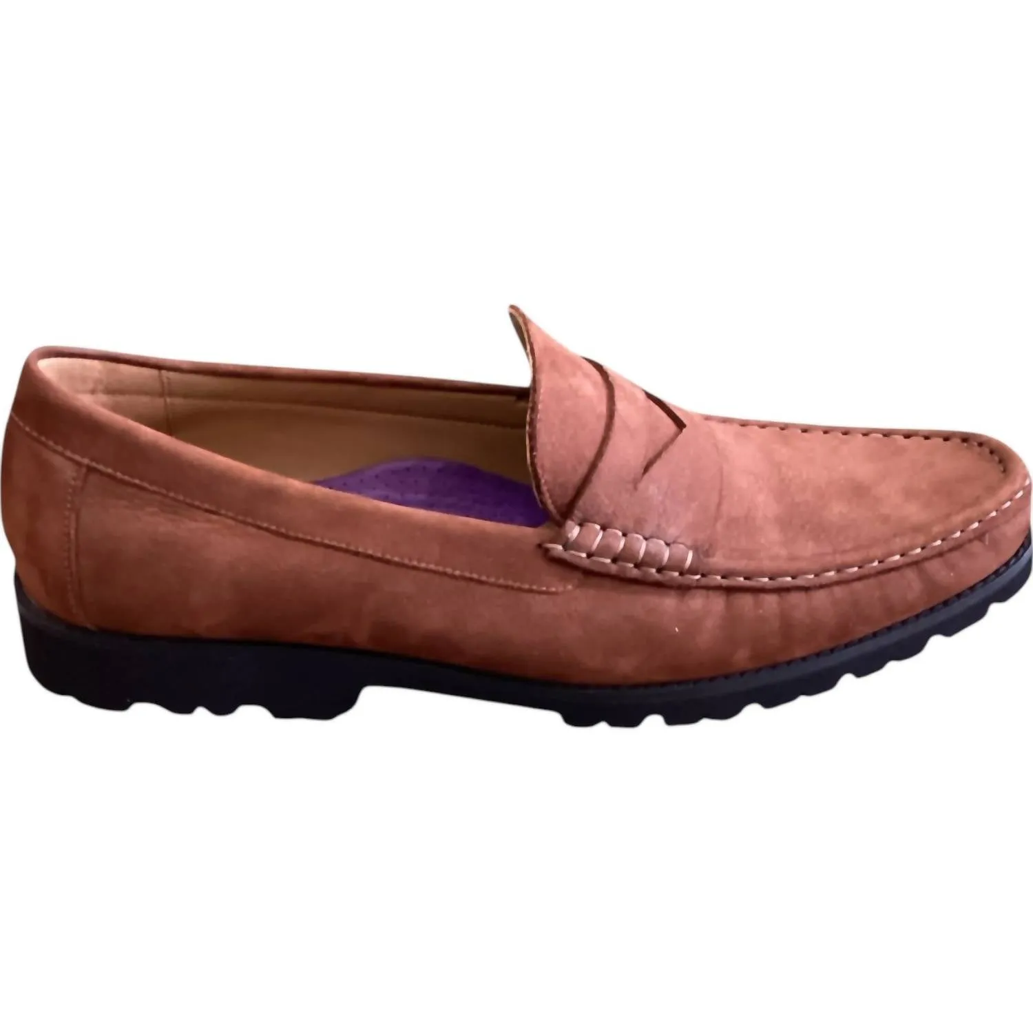 Chill Fit Easy Glide Men's Dillon Penny Loafer In Sigaro