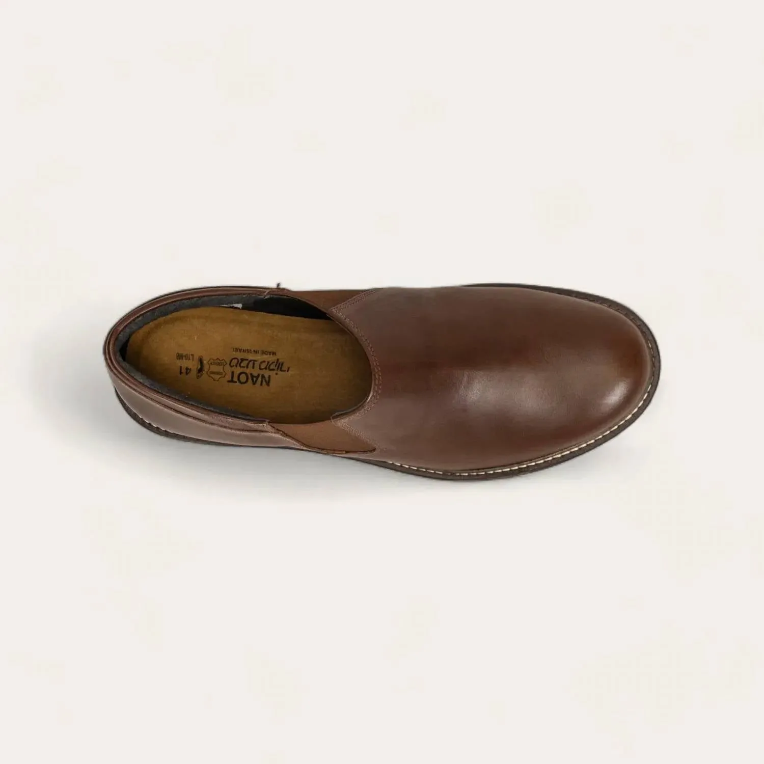 Rugged Sole Comfy Fit Shoes Men's Director Shoe In Toffee Brown