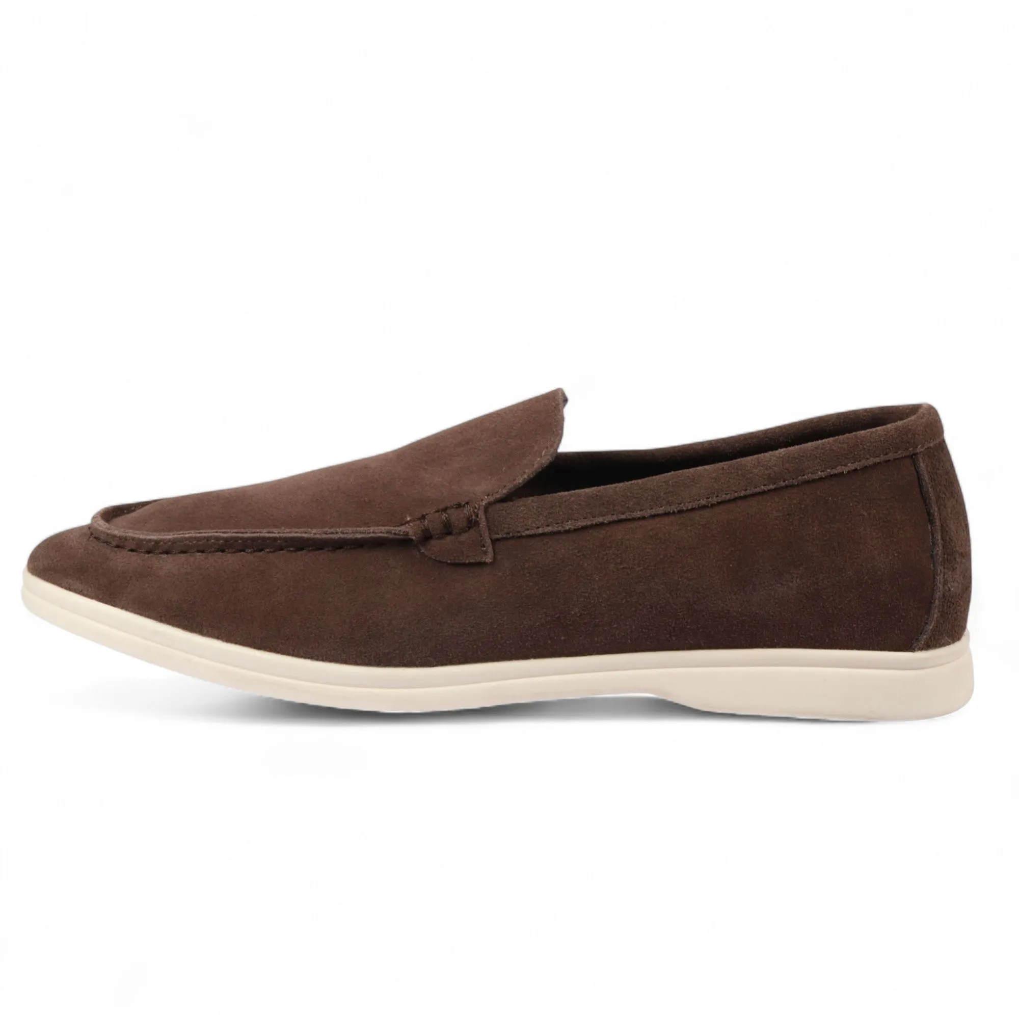 Slip Comfort Quick Footwear Men??s Durable Grey Slip-On Loafers with Cushioned Insole