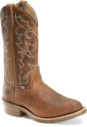 Daily Commuter Anti Abrasion Men's Dylan Brown Ice Work Western Boots - B Width