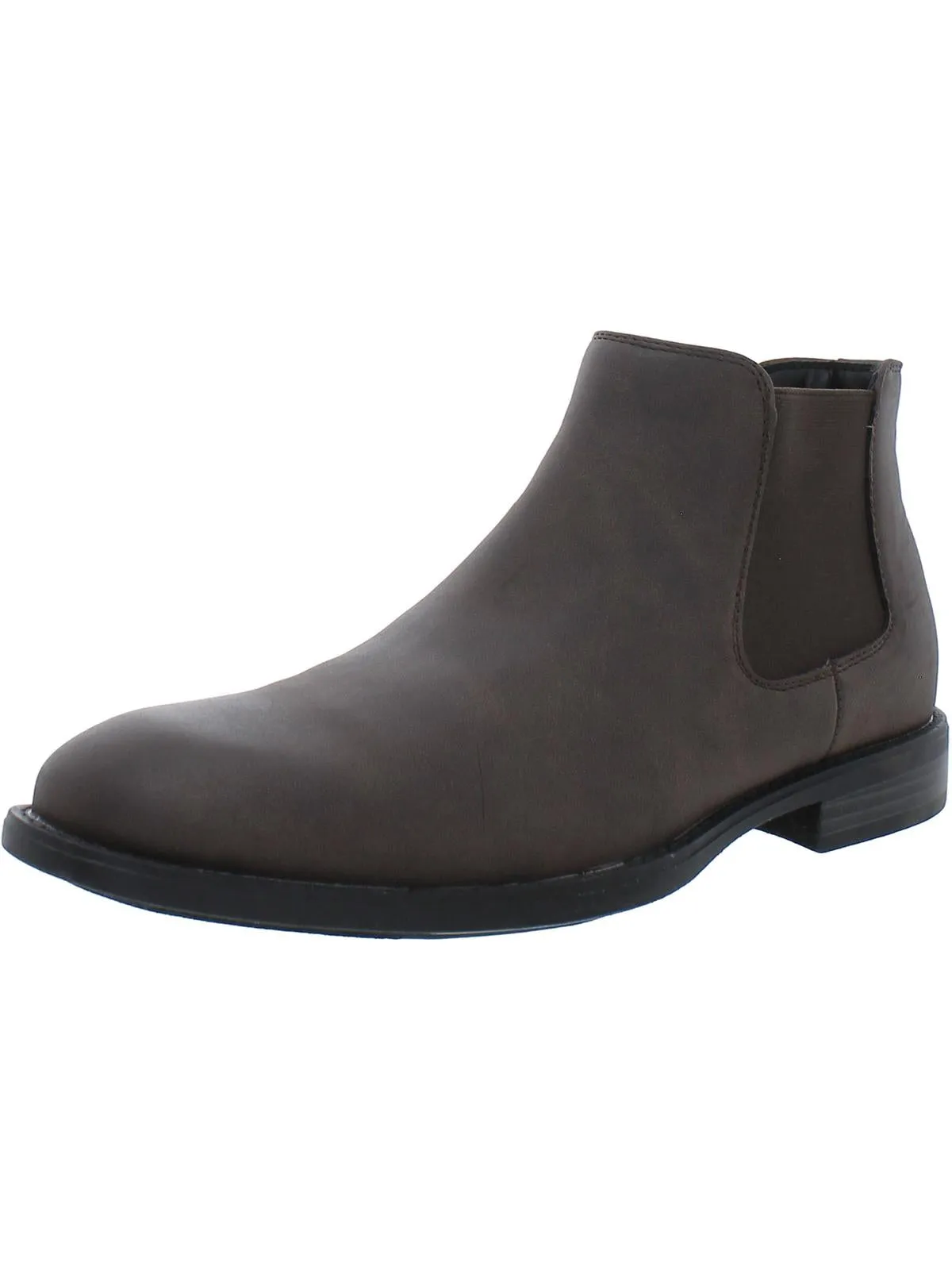 Mens Faux Leather Chelsea Boots Urban Fit