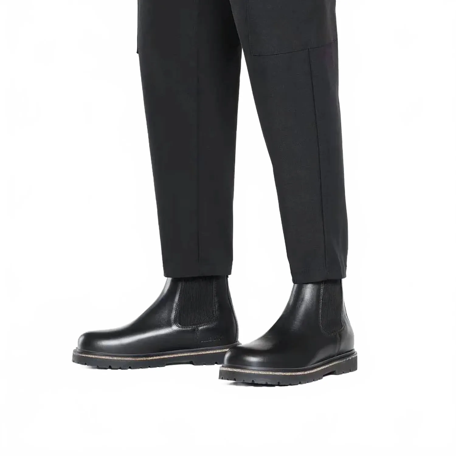 Impact Diffusion Layer Mountain Proof Men's Highwood Chelsea Boot In Black Leather