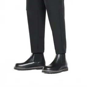 Impact Diffusion Layer Mountain Proof Men's Highwood Chelsea Boot In Black Leather