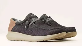 Men's Hilo Stretch Lace Shoes In Dark_Denim Smooth Lining Step Into Comfort