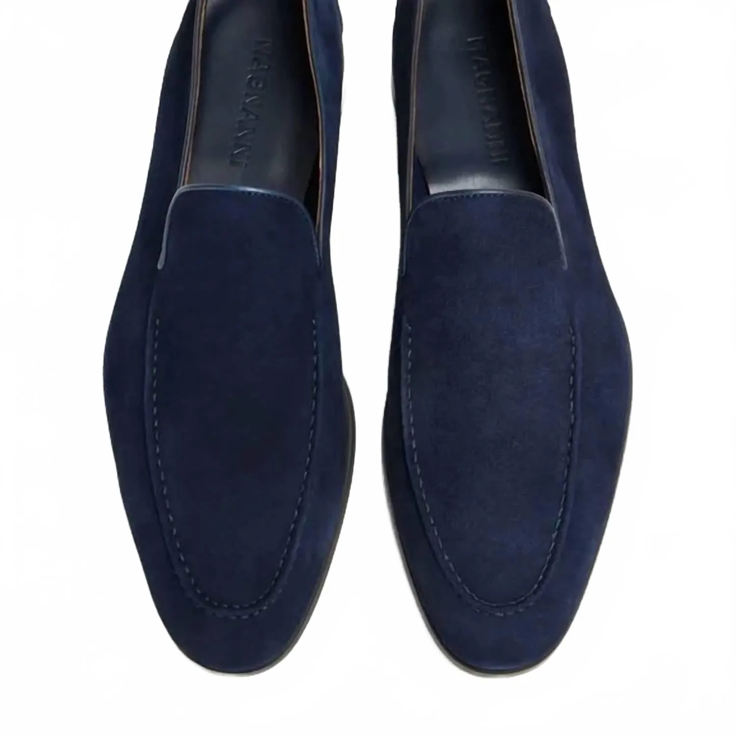 Smooth Ease Quick Slip Access Men's Hiram Loafers In Navy