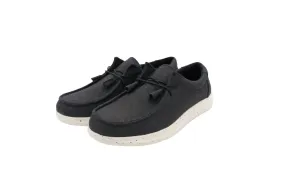 Men??S Huntington Comfort Hola! Shoes In Black Easy To Clean Slip On Travel Light