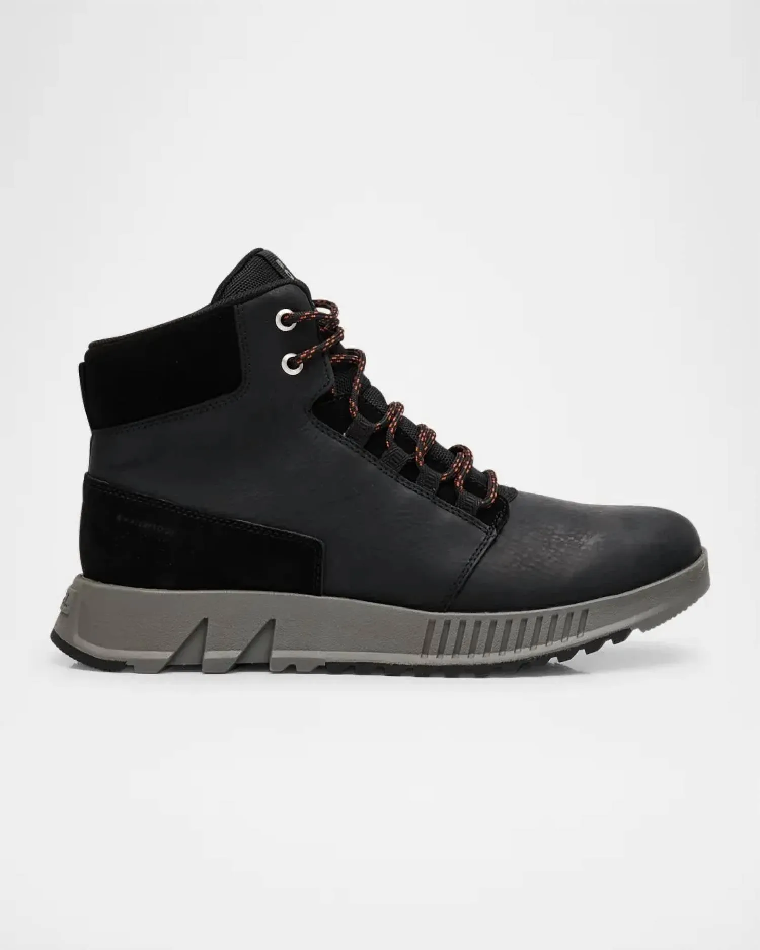 Men's Mac Hill Mid Boot Suede Leather In Black, Quarry Flexible Frame Rough Trail Hiker Thermal Core Stylish Explorer