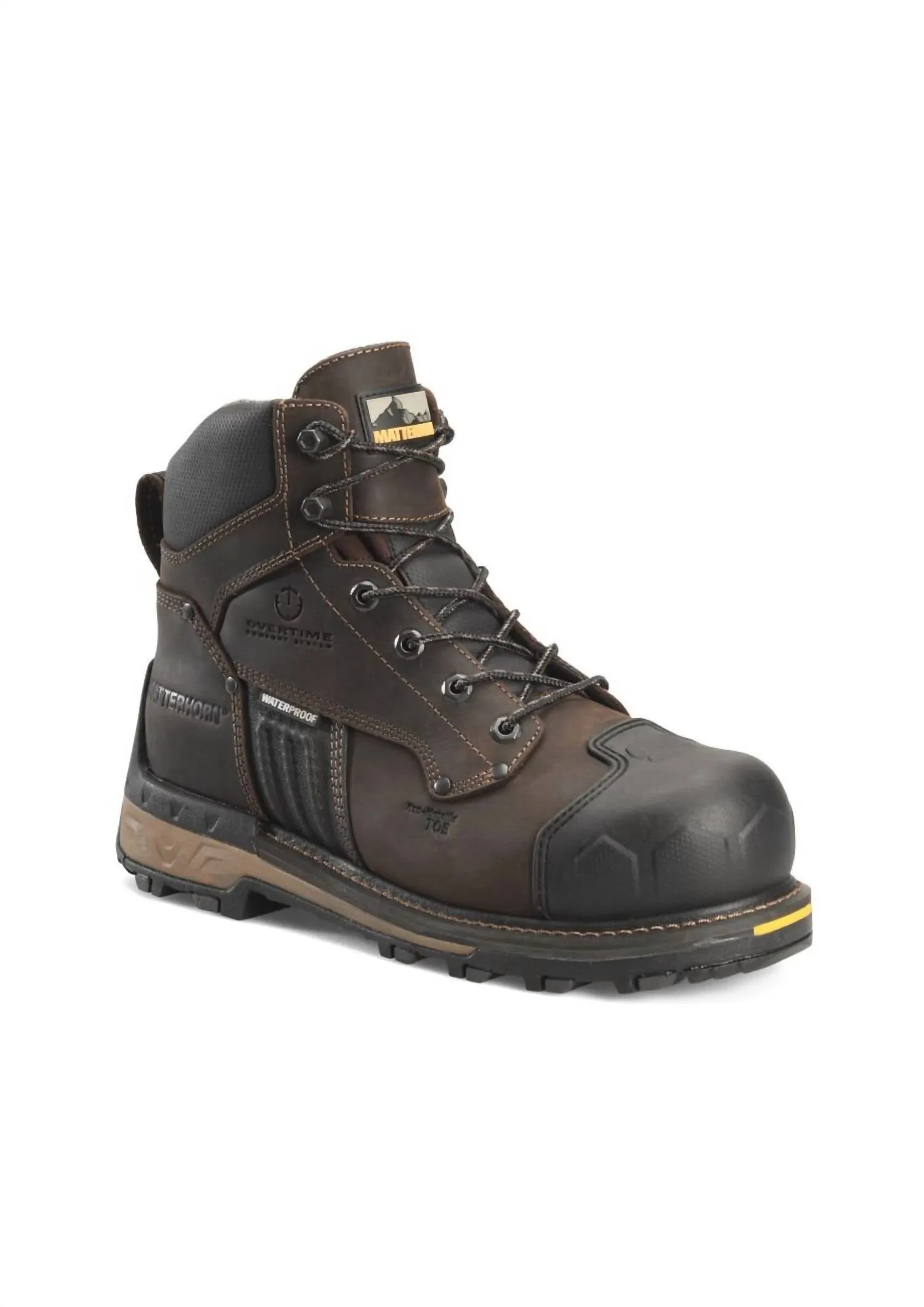 Cordura Material Men's Matterhorn 2.0 Composite Toe Logger Boots In Brown