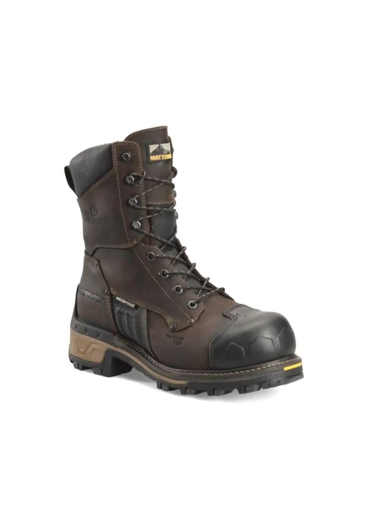 Well   Made Men's Matterhorn Maximus 2.0 Composite Toe Logger Boots - 2E Width In Brown