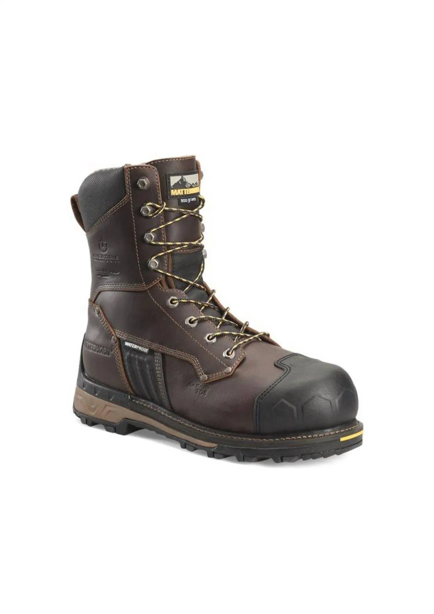 Frost resistant Men's Maximus 2.0 Insulated Composite Toe Work Boots In Brown