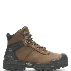 Protective Finish Urban Commute Men's Met-Guard Warrior Waterproof Work Boot In Brown