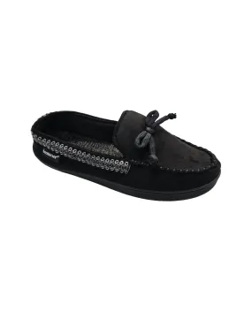 Comfort Step Fit Men's Microsuede Seth Moccasin In Black
