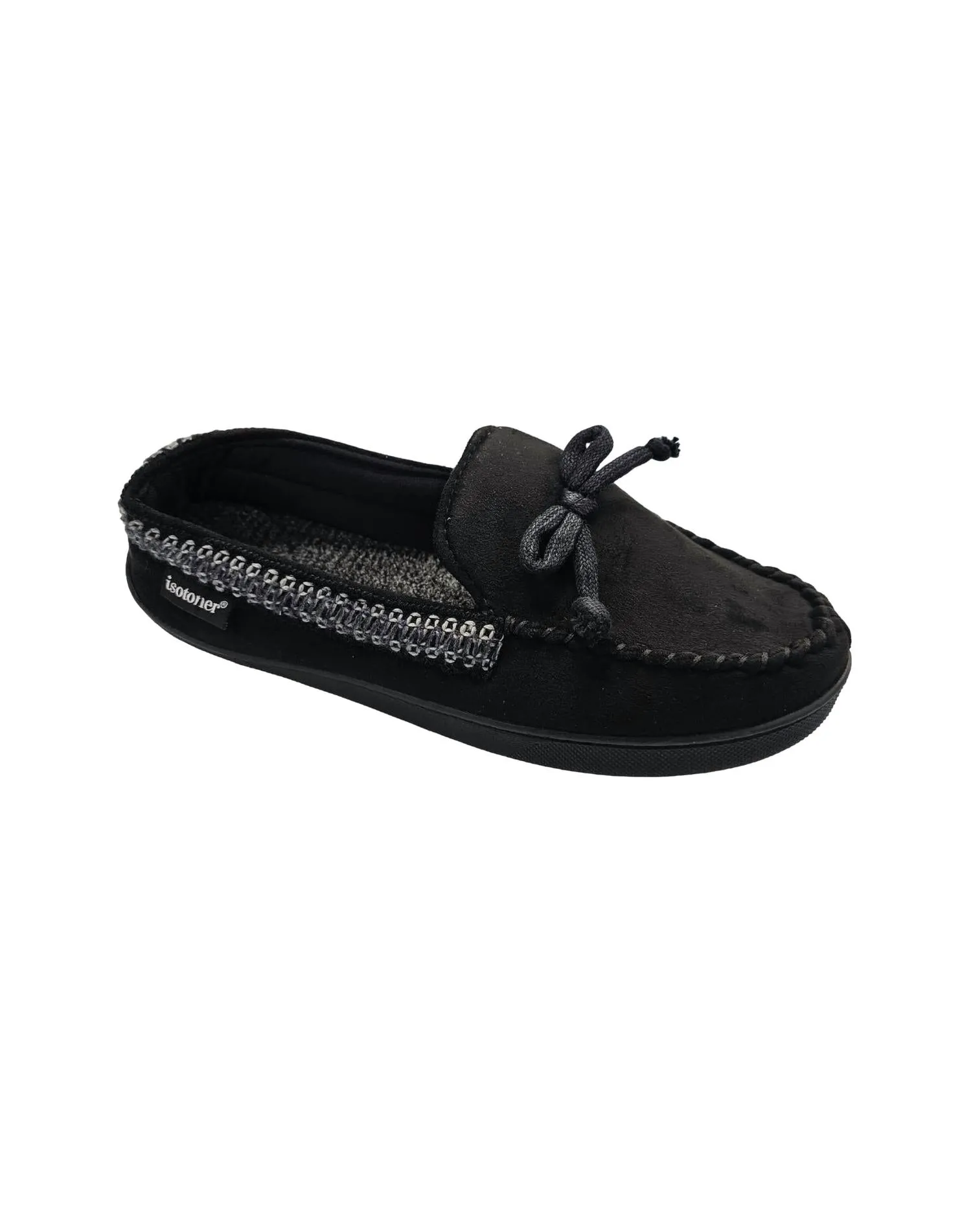 Men's Microsuede Seth Moccasin In Black Instant Style